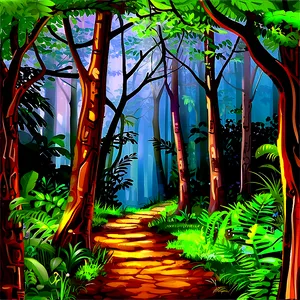 Forest Pathway Journey Png Fby PNG image