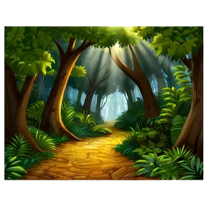 Forest Pathway Sunbeams PNG Ifk PNG