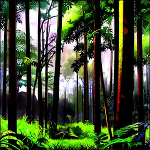 Forest Peaceful Clearing Png Qqg PNG image