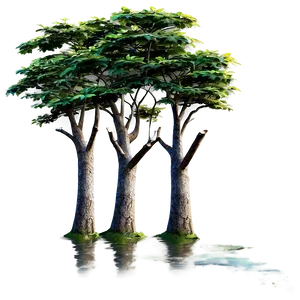 Forest River And Trees PNG Rjd29