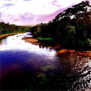 Forest River Crossing PNG Rik20