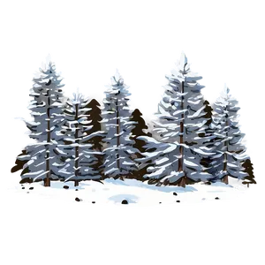 Forest Snowfall Serenity Png 59 PNG image