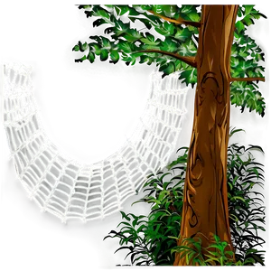 Forest Spider Web Tree PNG image