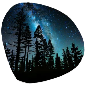 Forest Starry Sky Png Yiv73 PNG image