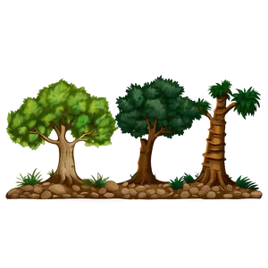 Forest Tree Elevation Png 06262024 PNG image