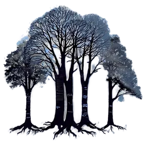 Forest Trees In Mist PNG 26 PNG