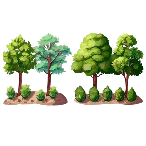 Forest Trees In Spring PNG Jef51 PNG