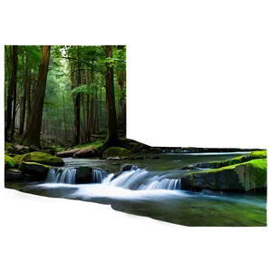 Forest Water Stream Png Tec PNG image