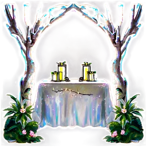 Forest Wedding Altar Png 89 PNG image