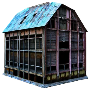 Forgotten Factory Building PNG 06212024 PNG