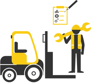 Forklift Maintenance Checklist PNG