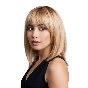 Formal Blonde Bangs PNG 88