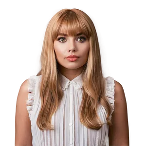 Formal Blonde Bangs PNG 98