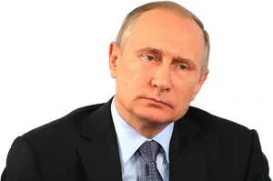 Formal Portrait Vladimir Putin PNG image