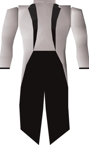 Formal Tuxedo Suit3 D Model PNG image