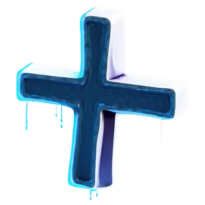 Formed Cross Outline PNG Pbb