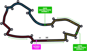Formula1 Race Track Layout Australia PNG