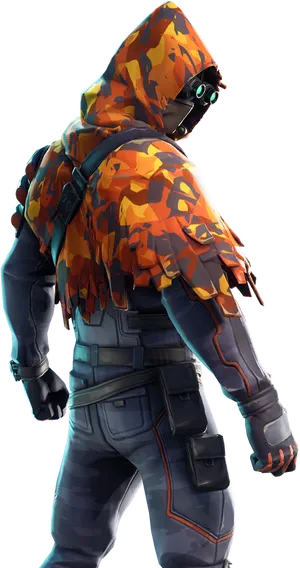 Fortnite Abstract Assassin Skin PNG image