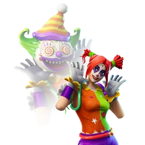 Fortnite Clown Skin Characters PNG image