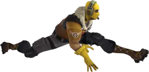 Fortnite Hazard Agent Character Pose PNG image