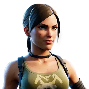 Fortnite Lara Croft Signature Look Png Aaj41 PNG image