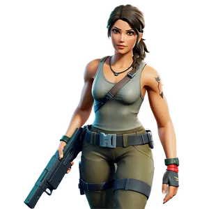 Fortnite Legendary Lara Croft Skin PNG 93