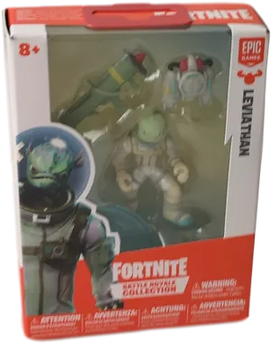 Fortnite Leviathan Action Figure Packaged PNG image