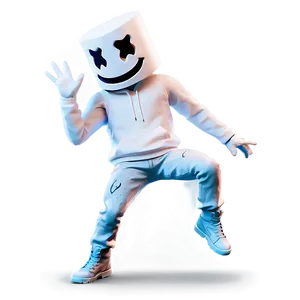 Fortnite Marshmello Dance Emote Png Mqf PNG image