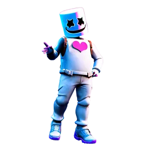 Fortnite Marshmello Duo Mode Png 06252024 PNG image