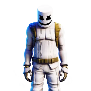 Fortnite Marshmello Fan Art Png 06252024 PNG image