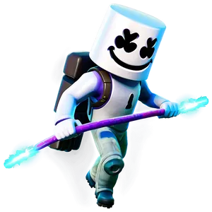 Fortnite Marshmello Glider PNG 06252024