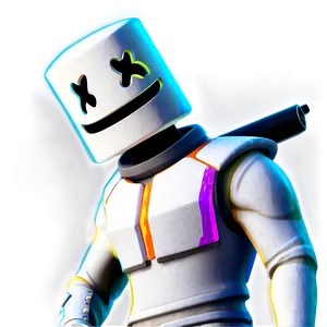 Fortnite Marshmello Skin Art PNG 06252024 PNG