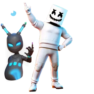Fortnite Marshmello Victory Pose PNG 06252024 PNG