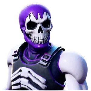 Fortnite Purple Skull Trooper Png Qtx PNG image