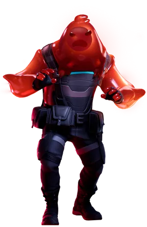 Fortnite_ Red_ Jelly_ Skin_ Character PNG image