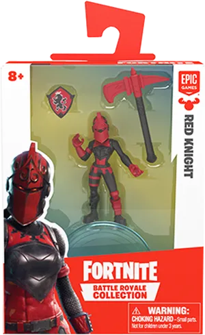 Fortnite Red Knight Action Figure Packaging PNG image