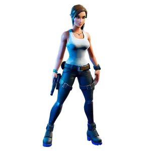 Fortnite Seasonal Lara Croft Png Dnj18 PNG image