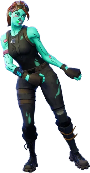 Fortnite Zombie Pirate Character Pose PNG image