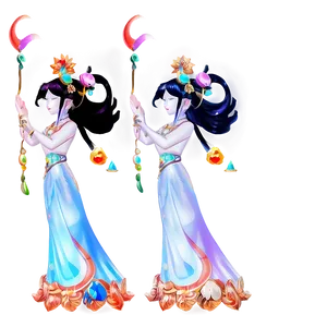 Fortune And Fate Goddess PNG Lrx