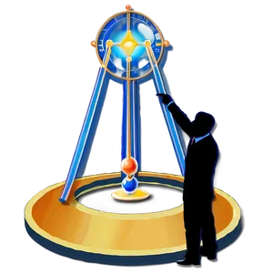 Foucault's Pendulum Illustration Png Emt62 PNG image