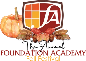 Foundation Academy Fall Festival Logo PNG image