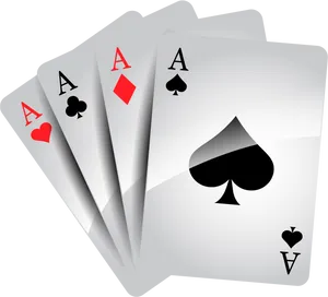 Four Aces Playing Cards