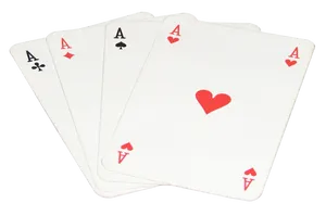 Four Aces Playing Cards PNG image