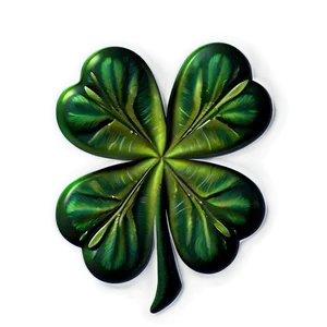 Four Leaf Clover Emblem PNG Pvv64