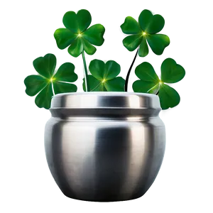 Four Leaf Clover In Pot PNG 36 PNG