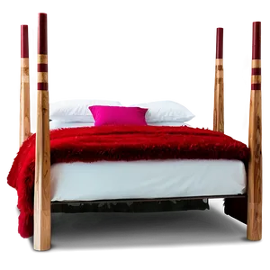 Four Poster Bed Png 3 PNG image