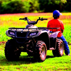 Four Wheeler At The Farm Png Kon89 PNG image