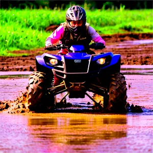 Four Wheeler Mud Challenge Png Gkn PNG image