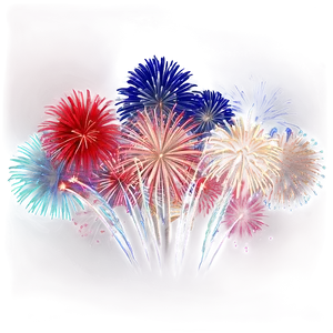 Fourth Of July Fireworks PNG Vxl58