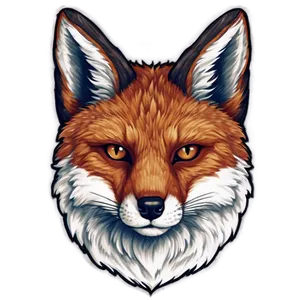 Fox Head Emblem Png 05062024 PNG image